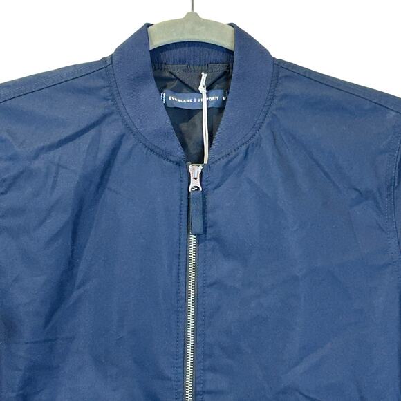Everlane The Bomber Jacket Lightweight Navy Blue Men Medium NWT - Picture 7 of 13